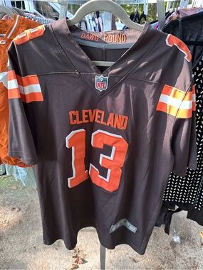 NFL Cleveland Football Jersey-OBJ #13